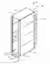 Fig. 01 - Modular data center cabinet rack guide and retention mechanism