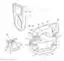 Fig. 01 - Slider provided with handle at rear for slide fastener