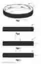 Fig. 02 - Headband with 360-degree glitter pattern