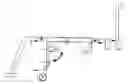 Fig. 01 - MODULAR RIGID FRAME WHEELCHAIR