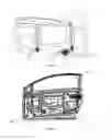 Fig. 03 - Plastic stiffening panel for a door, comprising a mounting mechanism for a window lift system