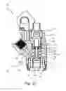 Fig. 13 - Master cylinder device for a hydraulic disk brake