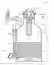 Fig. 01 - Beverage dispenser and variable pressure regulator cap assembly