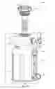 Fig. 04 - Beverage dispenser and variable pressure regulator cap assembly