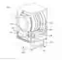 Fig. 01 - Laundry treating machine with high frequency drying apparatus
