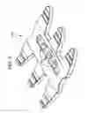 Fig. 07 - Tool-less swing arm mechanical edge setting system and method for setting tiles and tuning lippage