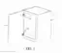 Fig. 02 - Furniture hinge with plastic insert