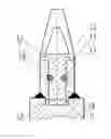 Fig. 01 - EASILY REMOVABLE RECIPROCATING IMPACT HEAD WITH ANTI-ROTATION INSERTION HOLE FOR MINING MACHINE