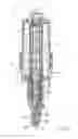 Fig. 33 - Liquid filter with a filter bypass valve and with a central discharge duct, and filter insert for a liquid filter