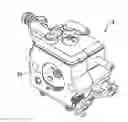 Fig. 01 - Carburetor for stratified scavenging two-stroke engine