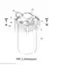 Fig. 02 - Roundel structure for four-compression-chamber diaphragm pump with multiple effects