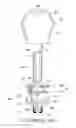 Fig. 03 - LIGHT EMITTING DIODE BULB WITH CENTRAL AXIS BIDIRECTIONAL CONVECTION HEAT DISSIPATION STRUCTURE
