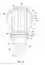 Fig. 09 - LIGHT EMITTING DIODE BULB WITH CENTRAL AXIS BIDIRECTIONAL CONVECTION HEAT DISSIPATION STRUCTURE