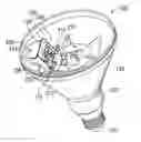Fig. 01 - Antenna element for a directional lighting fixture