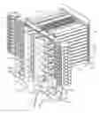 Fig. 01 - Slidable fiber optic connection module with cable slack management