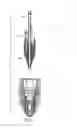 Fig. 04 - Plasma cutting tip with advanced cooling passageways