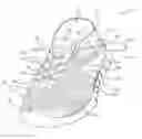 Fig. 01 - Method of making an article of footwear including knitting a knitted component of warp knit construction forming a seamless bootie with wrap-around portion