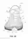 Fig. 09 - Method of making an article of footwear including knitting a knitted component of warp knit construction forming a seamless bootie with wrap-around portion