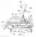 Fig. 12 - MOBILE TRANSPORTATION DEVICE CONVERTIBLE TO A TRENDELENBURG TABLE AND FOR USE IN A MOTOR VEHICLE AND METHOD THEREOF
