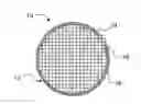 Fig. 01 - Honeycomb structure comprising a cement skin composition with crystalline inorganic fibrous material