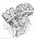 Fig. 01 - Motorcycle engine with direct fuel injection