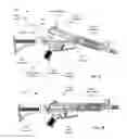 Fig. 02 - Projectile launcher having upper receiver pivotally coupled to lower receiver