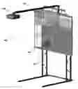 Fig. 01 - Portable support system for projector and screen