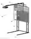 Fig. 02 - Portable support system for projector and screen