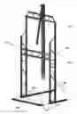Fig. 07 - Portable support system for projector and screen