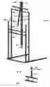 Fig. 08 - Portable support system for projector and screen