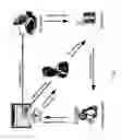 Fig. 08 - System for projecting content to a display surface having user-controlled size, shape and location/direction and apparatus and methods useful in conjunction therewith