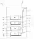 Fig. 01 - Cash box and device for handling notes of value with mechanical coding