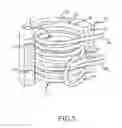 Fig. 07 - Linear actuator with coil winding portions having opposing current flow directions