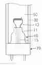 Fig. 01 - METHOD OF MANUFACTURING FLUORESCENT LAMP AND FLUORESCENT LAMP MANUFACTURED USING THE SAME