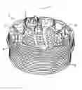 Fig. 01 - Electric machine with a stator and a rotor