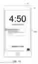Fig. 43 - Displaying options, assigning notification, ignoring messages, and simultaneous user interface displays in a messaging application