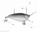 Fig. 01 - Material application to fishing lures possessing temperature sensitive chromaticity vicissitude creating a color changing fishing lure or rubber bait