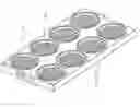 Fig. 01 - Baking plate for wafer or waffle baking machines, baking apparatus and method for manufacturing baking plates