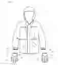 Fig. 02 - GARMENT WITH REMOVABLE HAND PROTECTORS