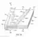 Fig. 10 - Spacer textile material with tensile strands having multiple entry and exit points
