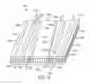 Fig. 11 - Spacer textile material with tensile strands having multiple entry and exit points