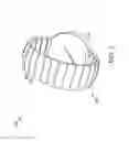 Fig. 03 - Wristband with recessed clasp and method of assembling and operating same