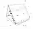 Fig. 09 - Holder for consumer products, flap portion for such a holder, and combination of such a holder and a panel element