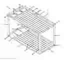 Fig. 01 - Two-tiered boot tray with umbrella drip tray stand