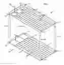 Fig. 10 - Two-tiered boot tray with umbrella drip tray stand