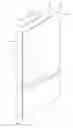 Fig. 01 - CABINET SIDEWALL STRUCTURE WITH HIDDEN WALL HOLES
