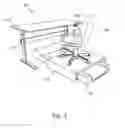 Fig. 02 - Desk treadmill assembly with chair platform
