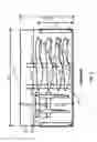Fig. 03 - Under Cabinet Knife Storage Unit