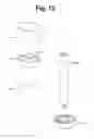 Fig. 14 - Vacuum cleaner with motor assembly