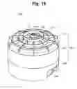 Fig. 22 - Vacuum cleaner with motor assembly